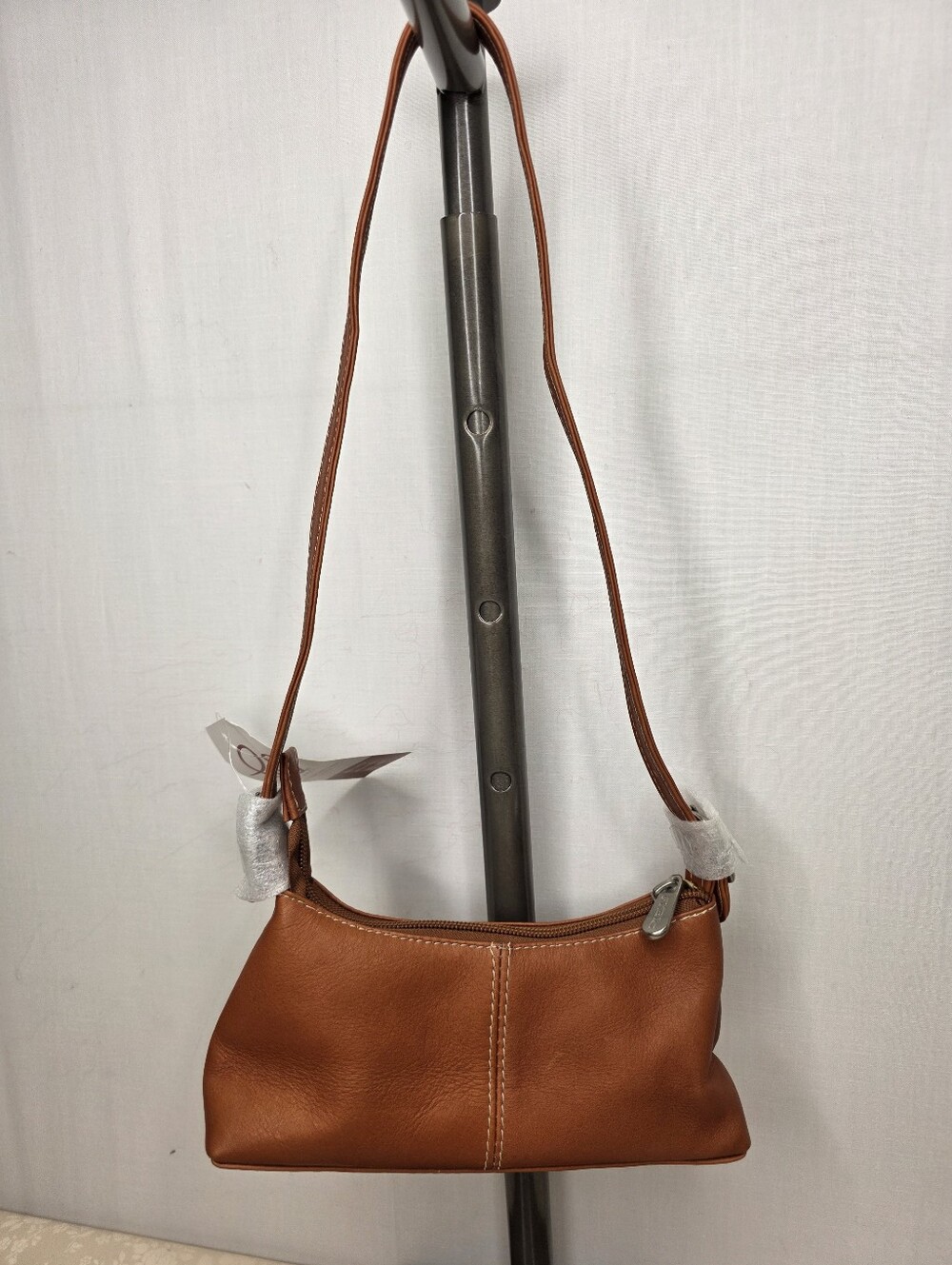 NWT Piel Leather Small Shoulder Mini Bag Saddle Brown Vaquetta Cowhide Colombia